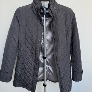Calvin Klein Quilted Gray Women's Jacket